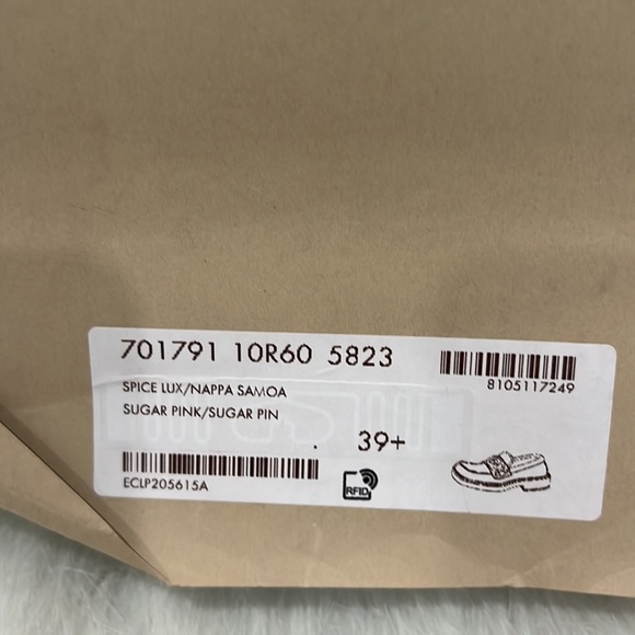 Gucci Interlocking G Leather loafers -sugar pink 391/2 pre own - Picture 2 of 16